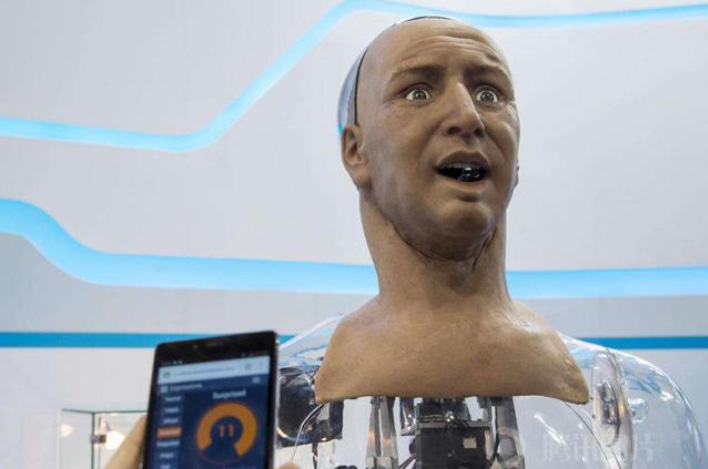 硅胶仿真皮肤机器人，男性机器人，仿真机器人，美国男性机器人